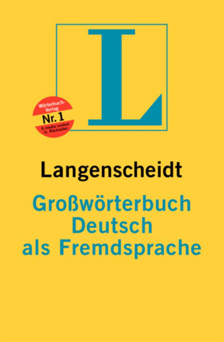 Langenscheidt Grosswörterbuch Deutsch als Fremdsprache - 