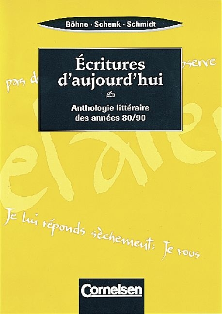 Écritures d'aujourd'hui - 