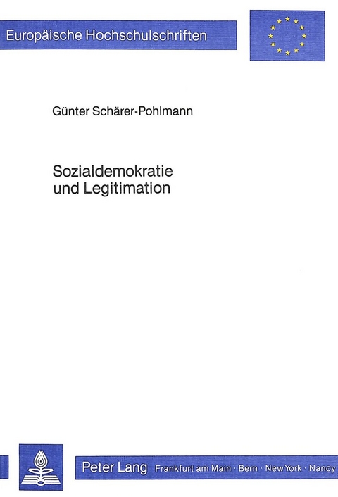 Sozialdemokratie und Legitimation