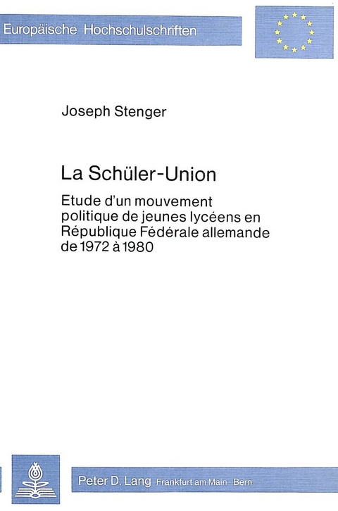 La Schueler-Union - Joseph Stenger