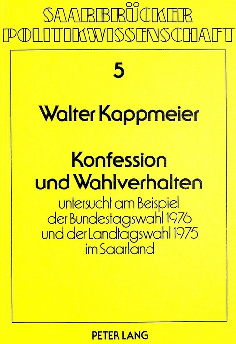 Konfession und Wahlverhalten