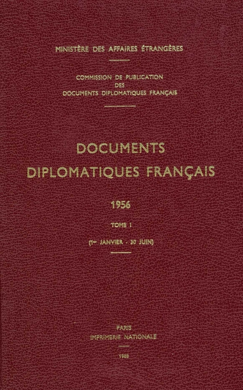 Documents Diplomatiques Français - 