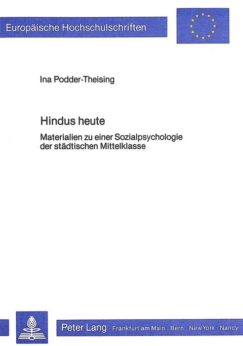 Hindus heute - Ina Podder-Theising