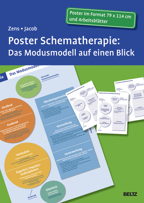 Poster Schematherapie: Das Modusmodell auf einen Blick - Christine Zens, Gitta Jacob