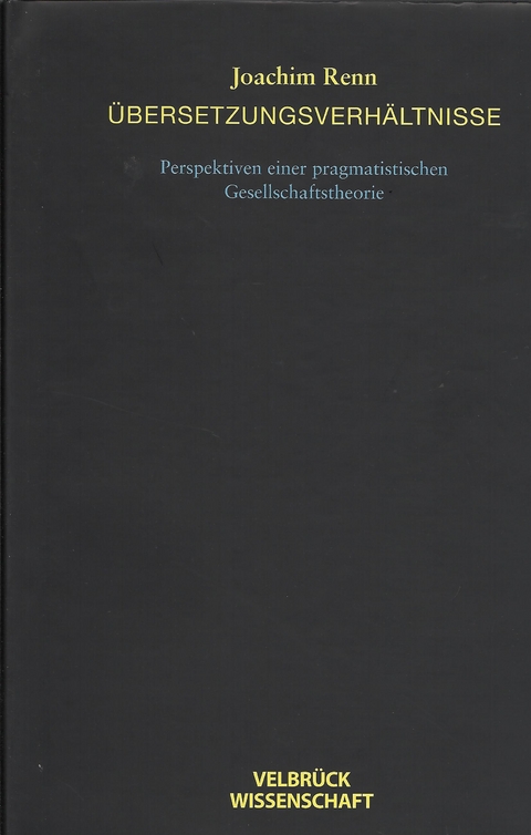 Übersetzungsverhältnisse - Joachim Renn