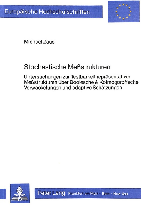 Stochastische Messtrukturen - Michael Zaus