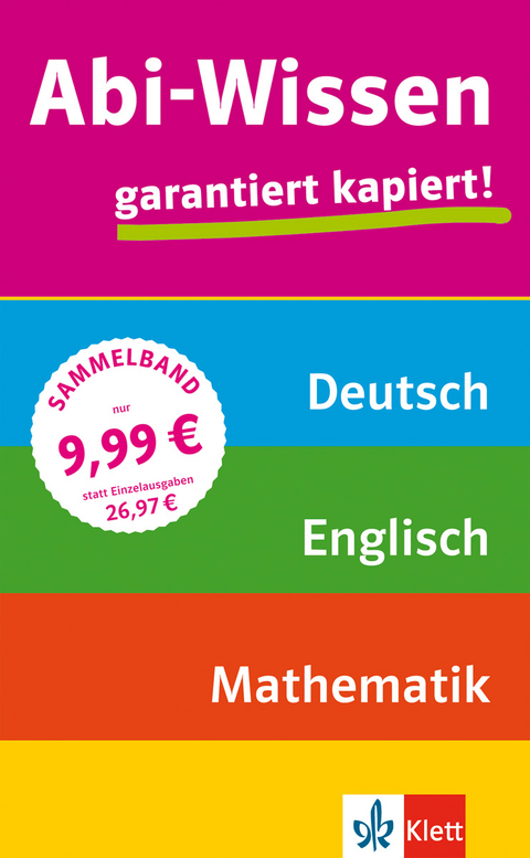 Abi-Wissen Mathematik, Deutsch, Englisch