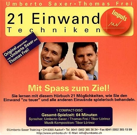 21 Einwand-Techniken - Umberto Saxer, Thomas Frei