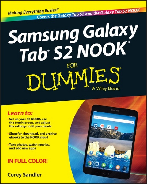 Samsung Galaxy Tab 4 Nook For Dummies - Corey Sandler