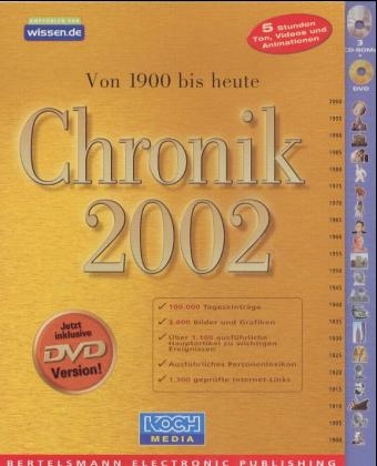 Chronik 2002, 3 CD-ROMs u. 1 DVD