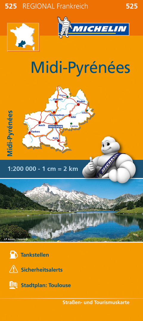 Michelin Karte Midi-Pyrénées