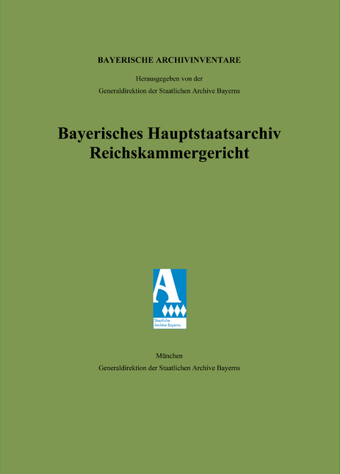 Bayerisches Hauptstaatsarchiv. Reichskammergericht Band 14. Nr. 5569-6206 (Buchstabe K)