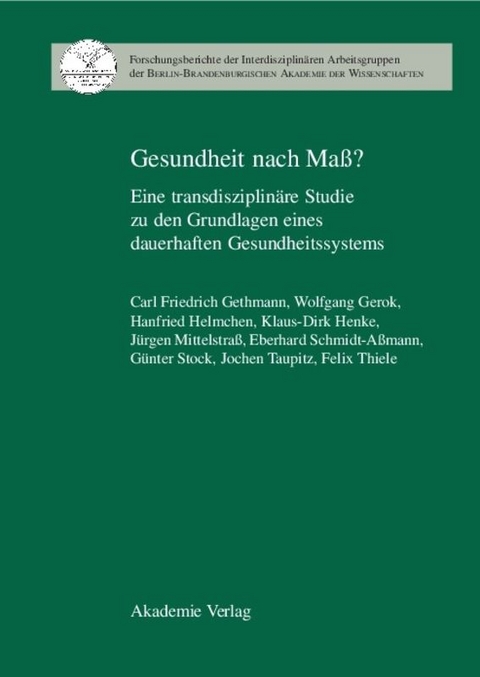 Gesundheit nach Maß? - 