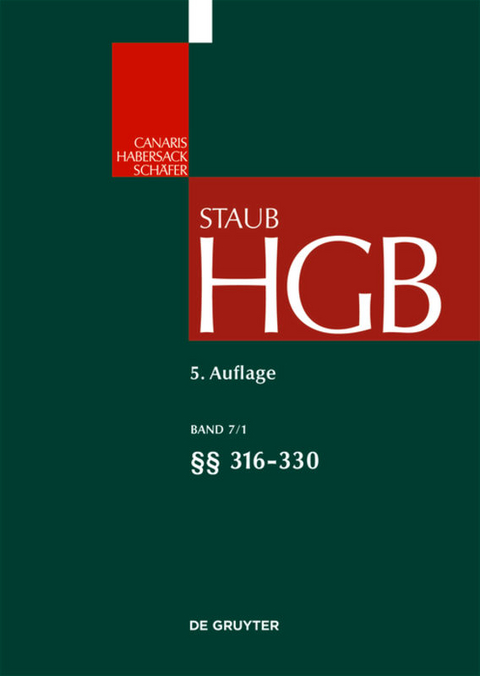 Handelsgesetzbuch / §§ 316-330 - 