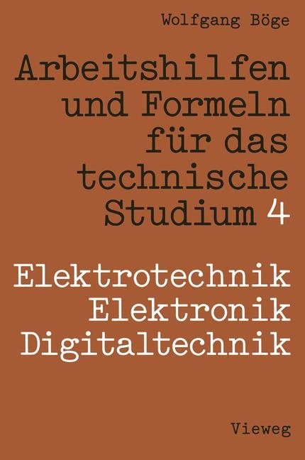 Arbeitshilfen und Formeln für das technische Studium