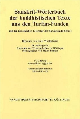 Sanskrit-Wörterbuch der buddhistischen Texte aus den Turfan-Funden. Lieferung 14 - 