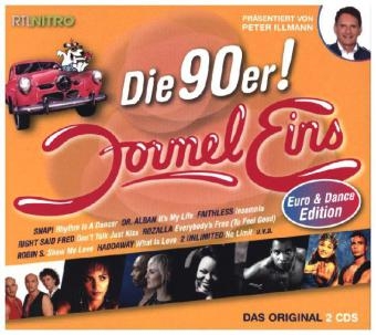 Formel Eins - Die 90er! Euro & Dance Edition, 2 Audio-CDs - 