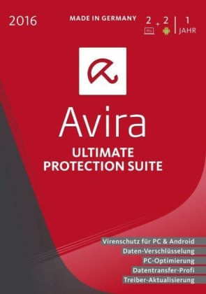 Avira Ultimate Protection Suite 2016 - 2 Geräte, 1 DVD-ROM