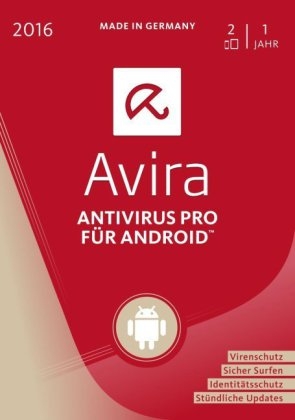 Avira AntiVirus Pro Android 2016 - 2 Geräte, 1 DVD-ROM