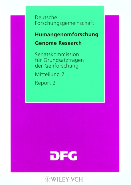 Humangenomforschung - Perspektiven und Konsequenzen / Genome Research - Perspectives and Consequences