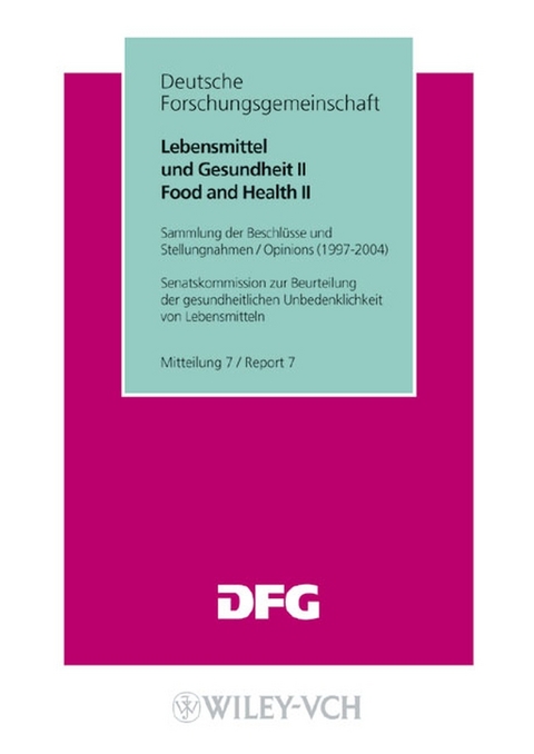 Lebensmittel und Gesundheit II/ Food and Health II - 