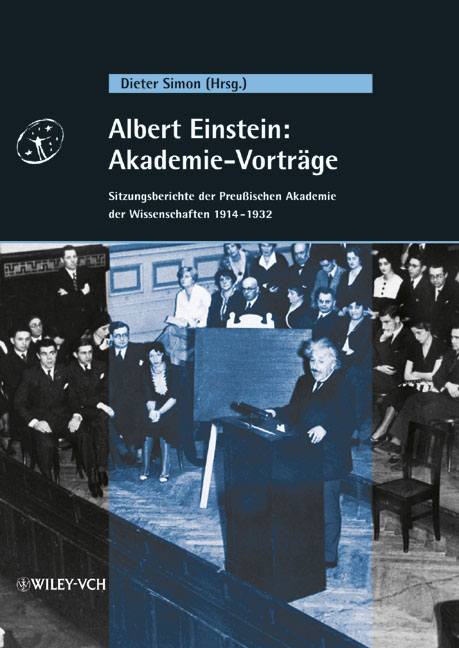 Albert Einstein: Akademie-Vorträge - 