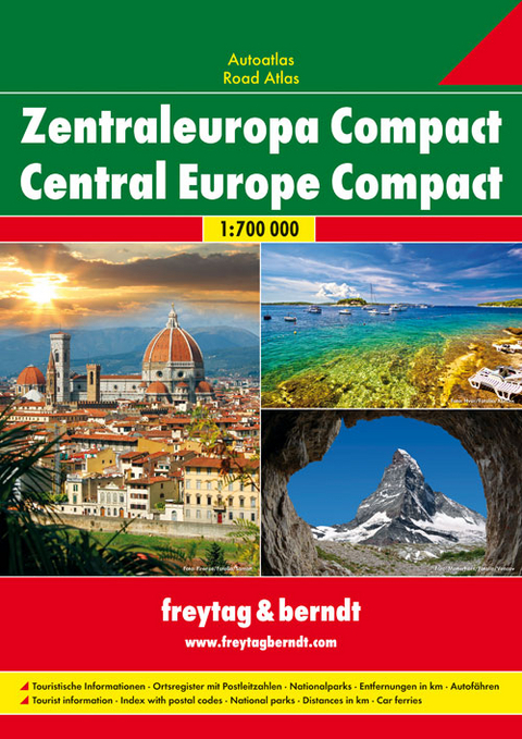 Zentraleuropa Compact, Autoatlas 1:700.000 -  Freytag-Berndt und Artaria KG