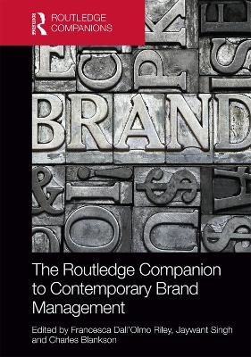 The Routledge Companion to Contemporary Brand Management - 