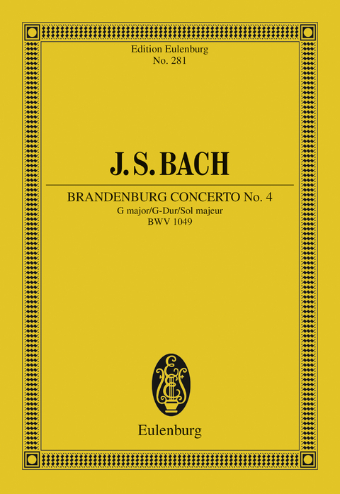 Brandenburg Concerto No. 4 G major - Johann Sebastian Bach