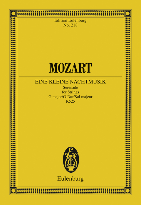 Eine kleine Nachtmusik -  Wolfgang Amadeus Mozart