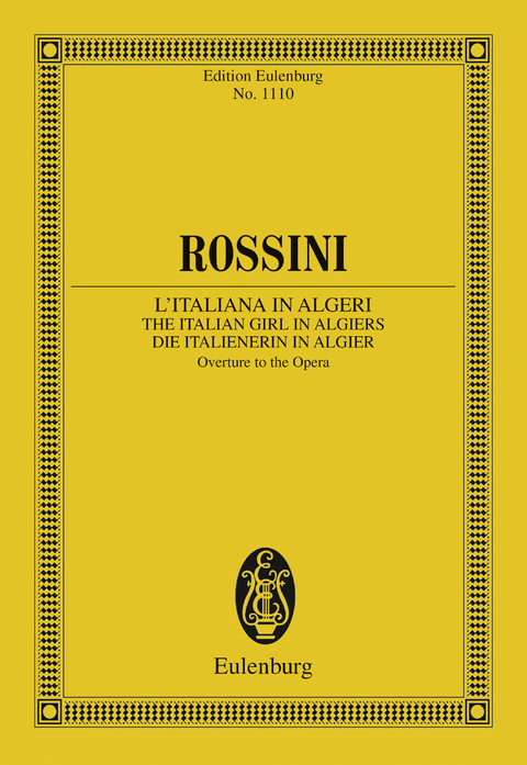 The Italian Girl in Algiers - Gioacchino Antonio Rossini