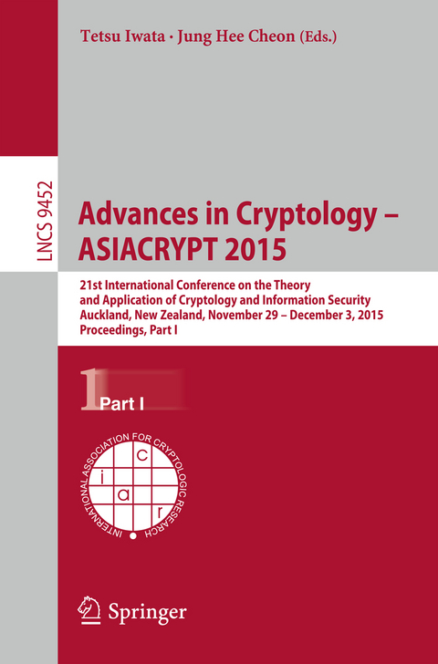 Advances in Cryptology -- ASIACRYPT 2015 - 