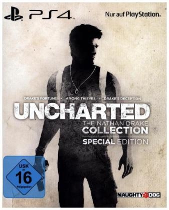 Uncharted: The Nathan Drake Collection Special Ed., PS4-Blu-ray-Disc