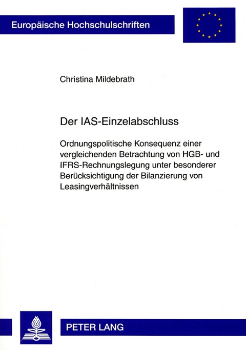 Der IAS-Einzelabschluss - Christina Mildebrath