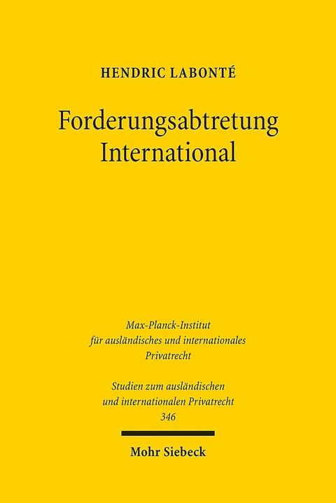 Forderungsabtretung International - Hendric Labonté