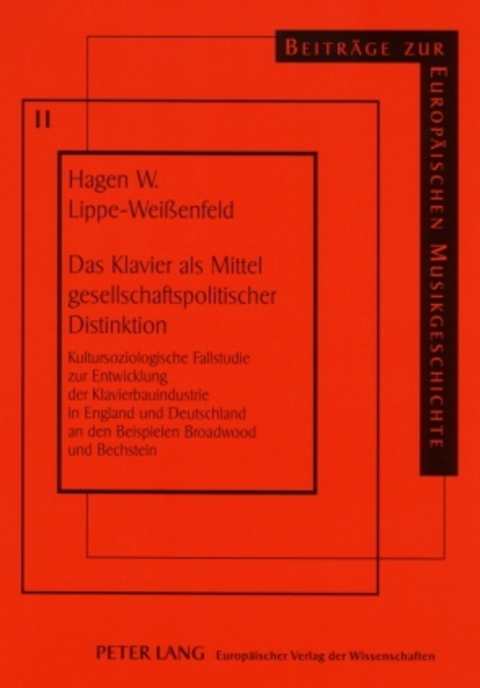 Das Klavier als Mittel gesellschaftspolitischer Distinktion - Hagen Lippe-Weißenfeld