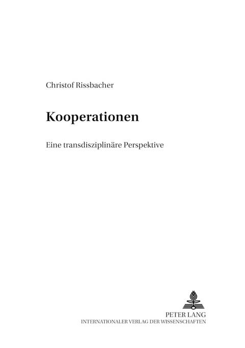 Kooperationen - Christof Rissbacher