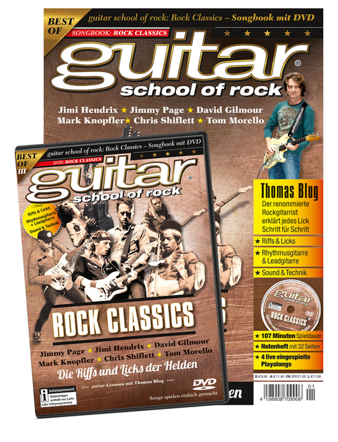 guitar school of rock: Rock Classics - Thomas Blug