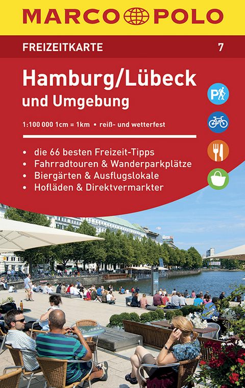 MARCO POLO Freizeitkarte Blatt 07 Hamburg, Lübeck und Umgebung 1:100 000