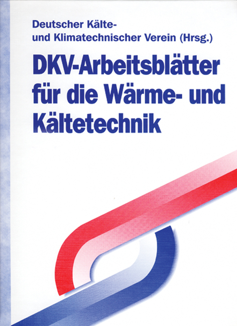 DKV-Arbeitsblätter für die Wärme- und Kältetechnik - 
