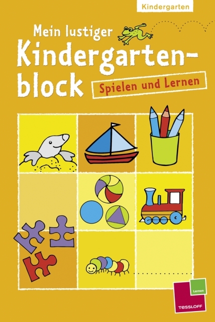 Mein lustiger Kindergartenblock Spielen und Lernen