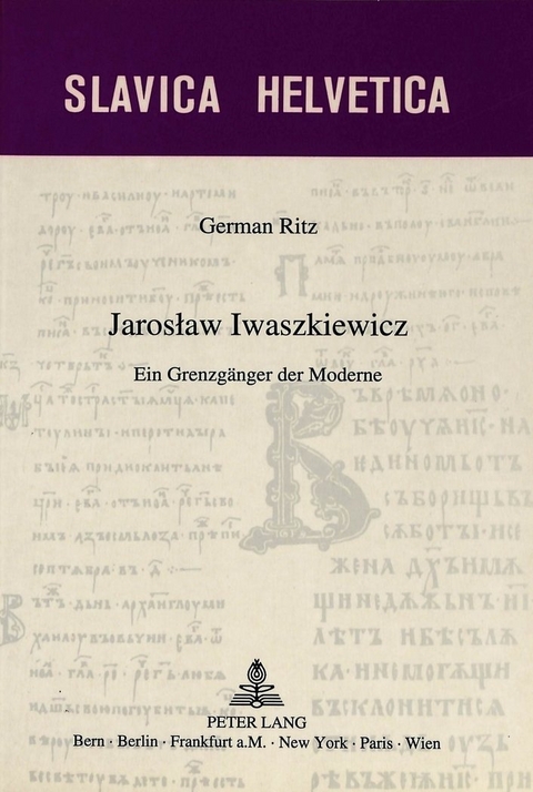 Jaroslaw Iwaszkiewicz - German-Markus Ritz