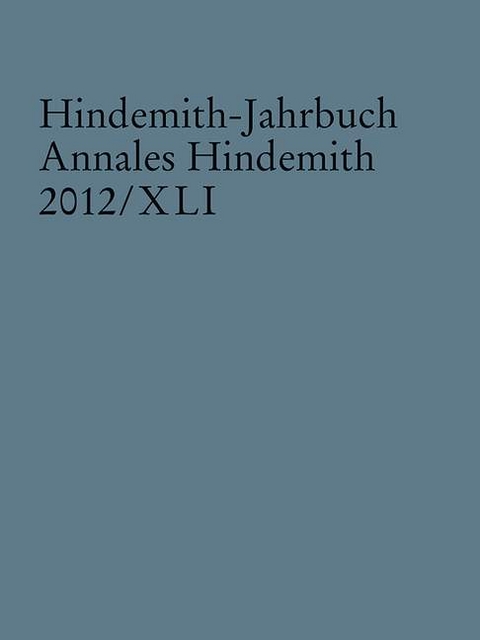 Hindemith-Jahrbuch