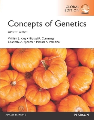 Concepts of Genetics, Global Edition + Mastering Genetics without Pearson eText - Michael Palladino, Charlotte Spencer, Michael Cummings, William Klug