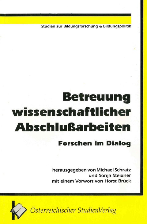 Betreuung wissenschaftlicher Abschlußarbeiten - Michael Schratz