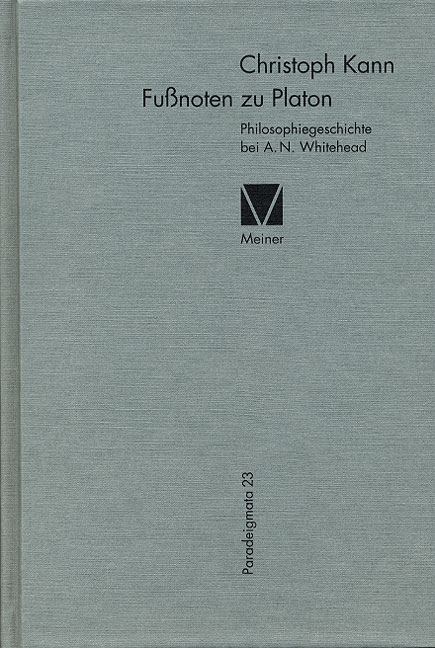 Fußnoten zu Platon - Christoph Kann