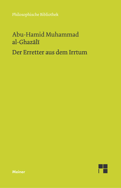 Der Erretter aus dem Irrtum - Abu-Hamid Muhammad al- Ghazali