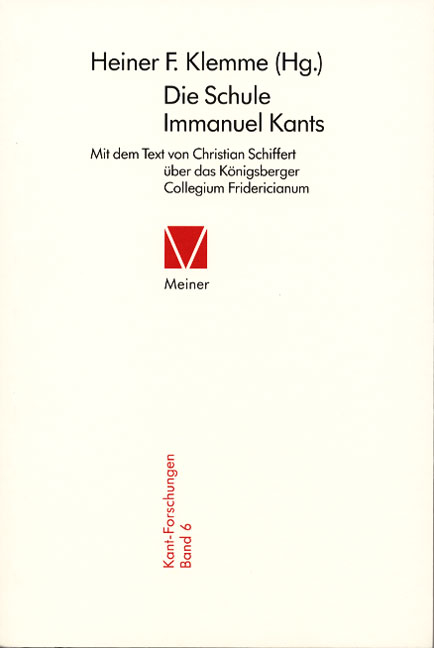 Die Schule Immanuel Kants - 