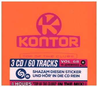 Kontor Top Of The Clubs. Vol.68, 3 Audio-CDs -  Various