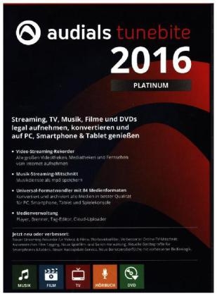 Audials Tunebite 2016 Platinum, 1 CD-ROM